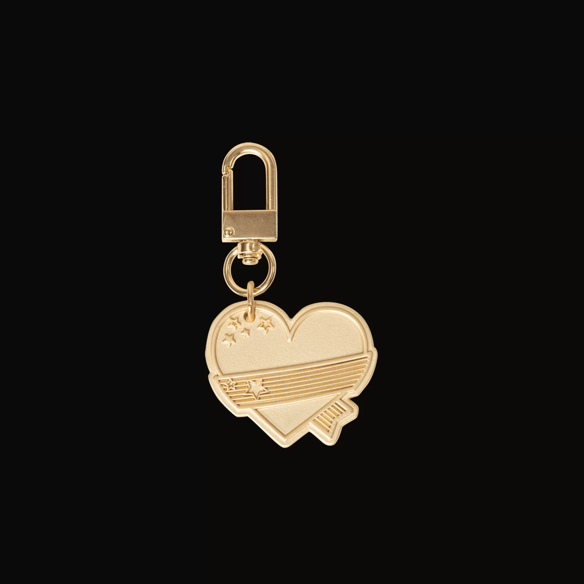 Outlet Doughnut Initial Charm Keychain Heart Keychain