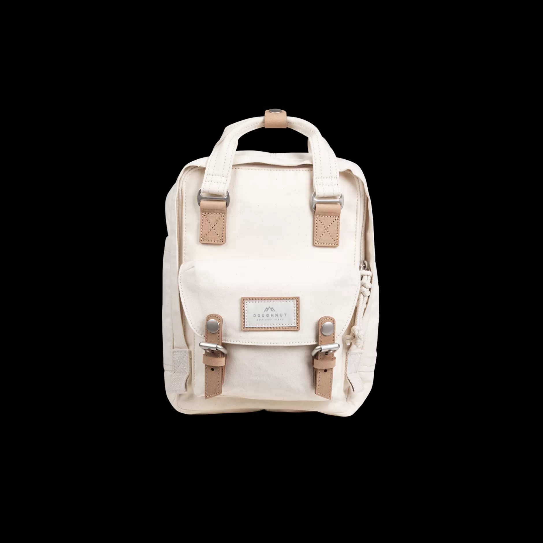 Best Sale Doughnut Macaroon Mini Organic Cotton Series Backpack Beige