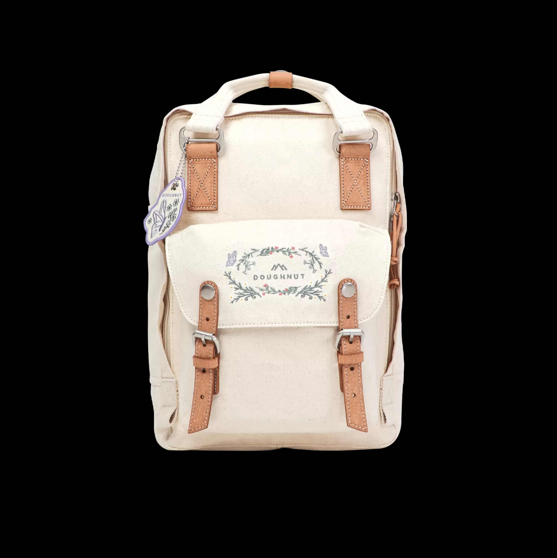 Fashion Doughnut Macaroon Sweetened Fantasy Series Backpack Beige