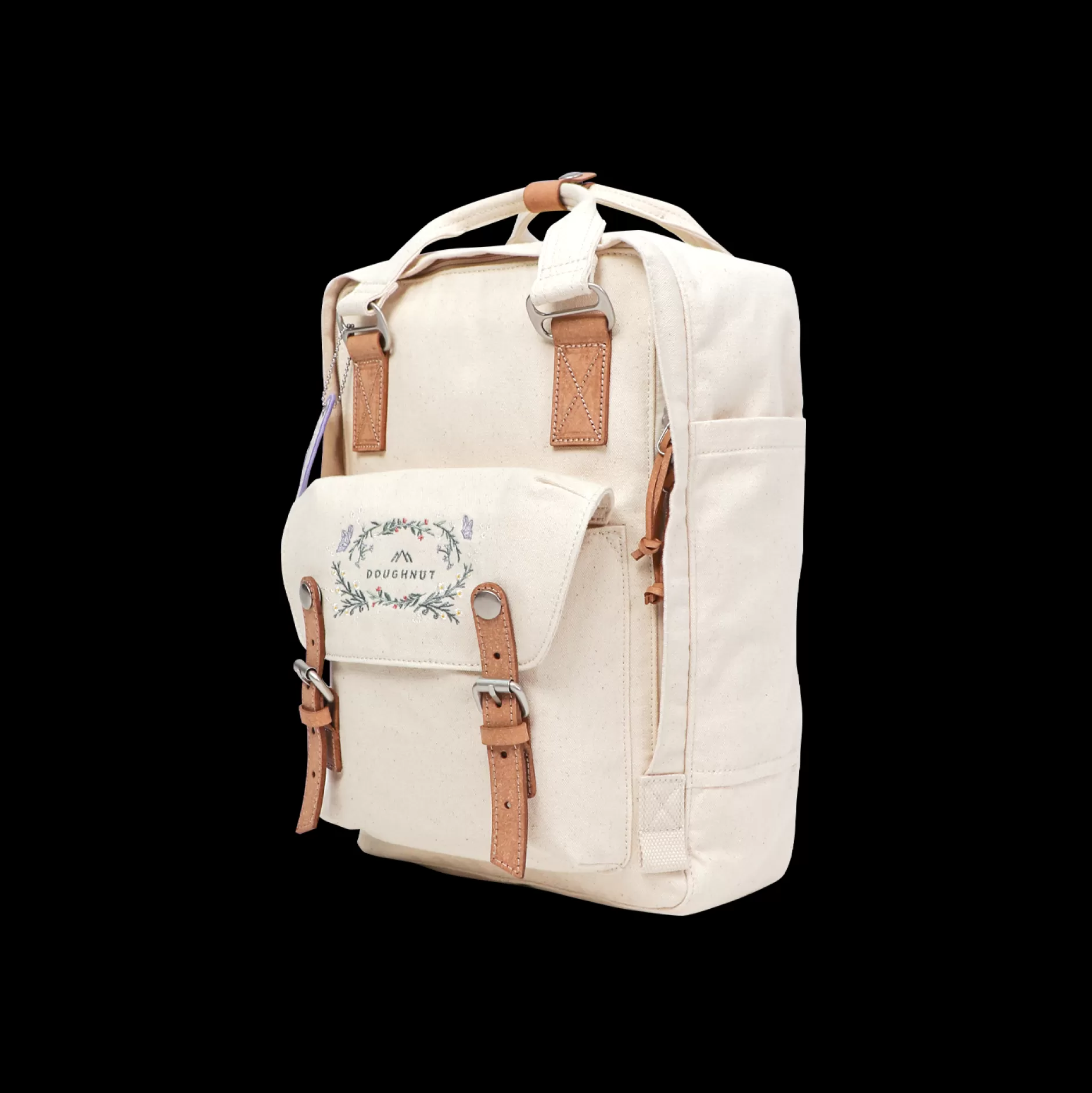 Fashion Doughnut Macaroon Sweetened Fantasy Series Backpack Beige