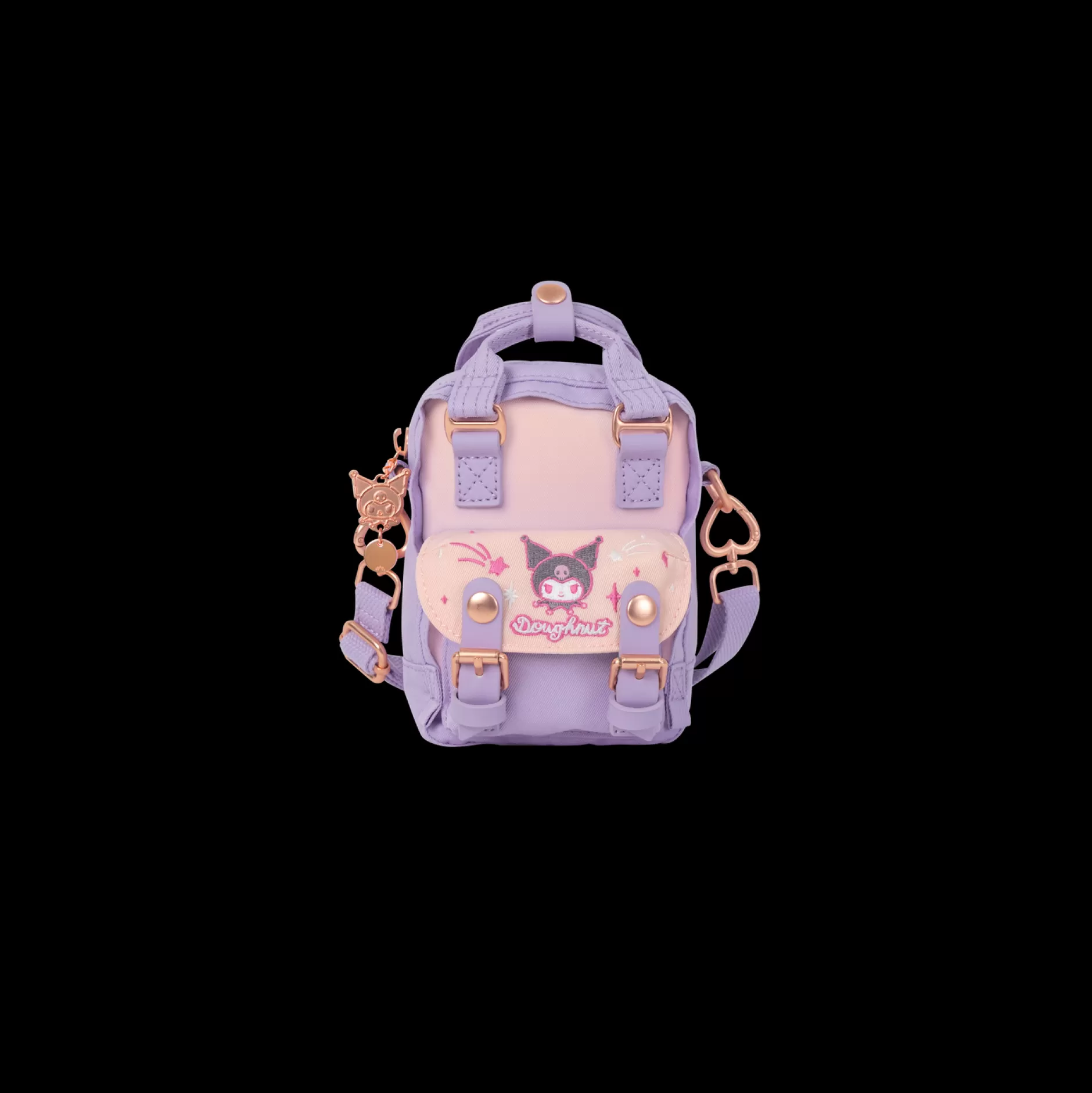 New Doughnut Macaroon Tiny X Kuromi Series Crossbody Bag