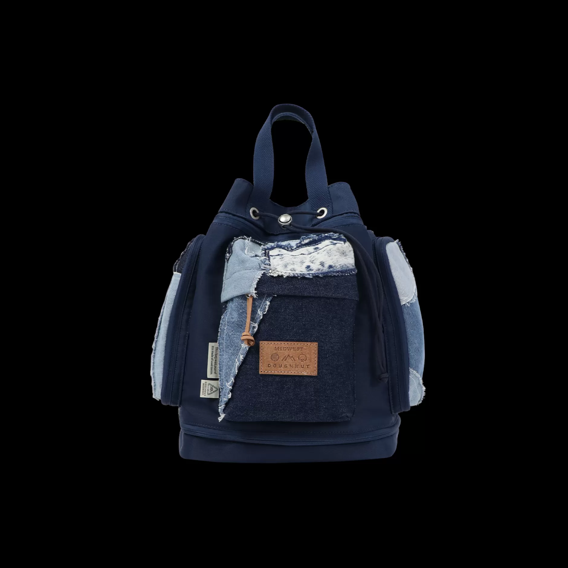 Sale Doughnut Pyramid X Midwest Vintage Series Backpack Navy