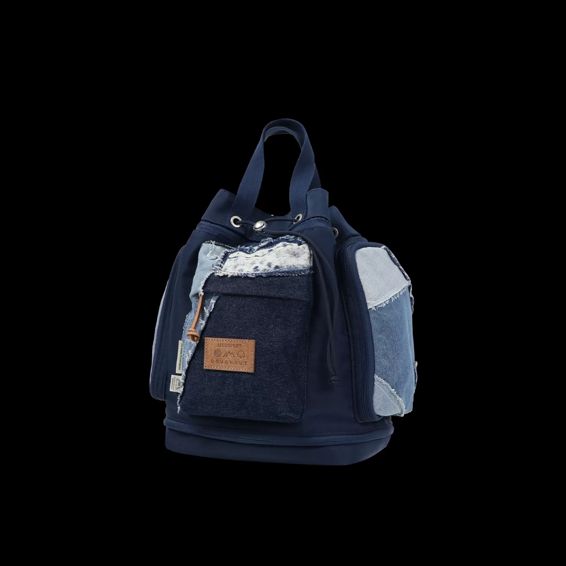 Sale Doughnut Pyramid X Midwest Vintage Series Backpack Navy