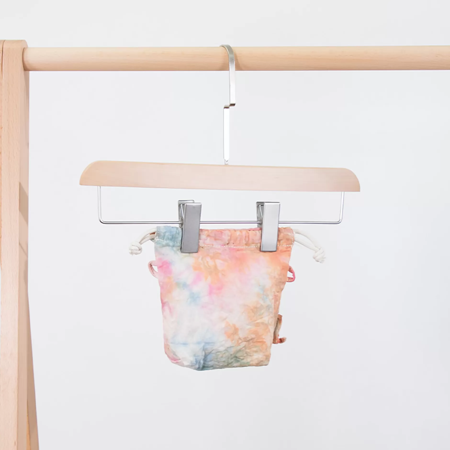 Flash Sale Doughnut Tie-Dye Kit Organic Cotton Series & Macaroon Tiny Bucket Pouch Beige