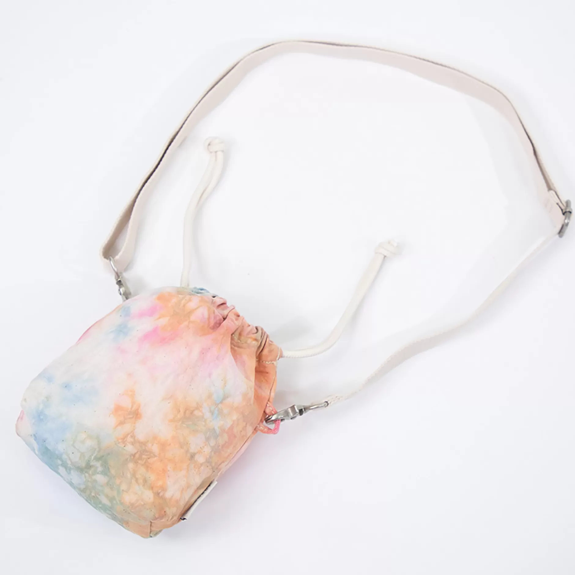 Flash Sale Doughnut Tie-Dye Kit Organic Cotton Series & Macaroon Tiny Bucket Pouch Beige